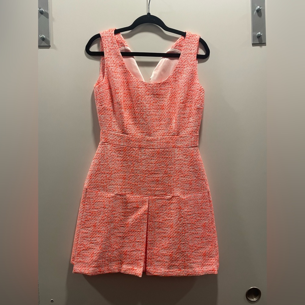 Raoul Orange Pleated Dress